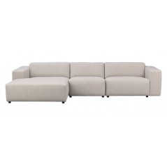 RO Willard 4-Seater L-Sofa Light Beige